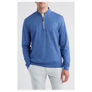 Johnnie o Sully Quarter Zip Pullover Blue Sapphire Size Large